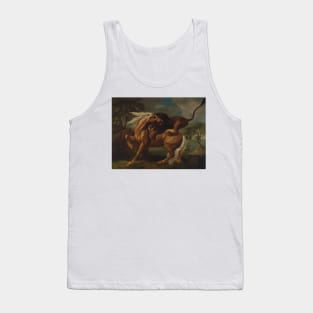 A Lion Attacking a Horse by George Stubbs Tank Top